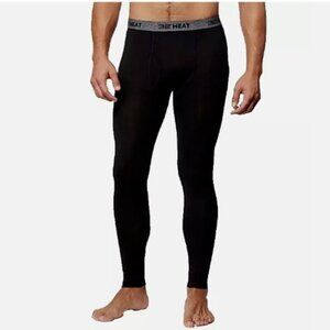 NEW 32 Degrees Heat Mens S 2 Pack Base Layer Pant S Black Soft Quick Dry